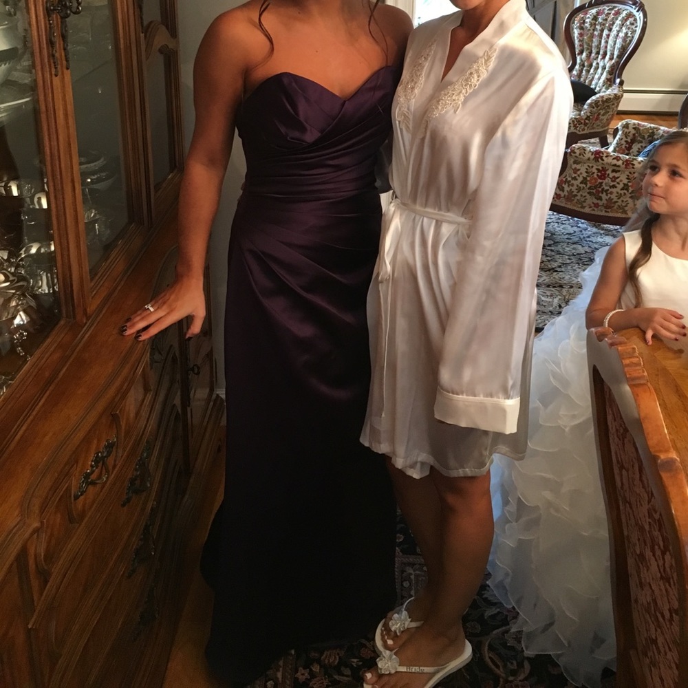 Satin maxi dress